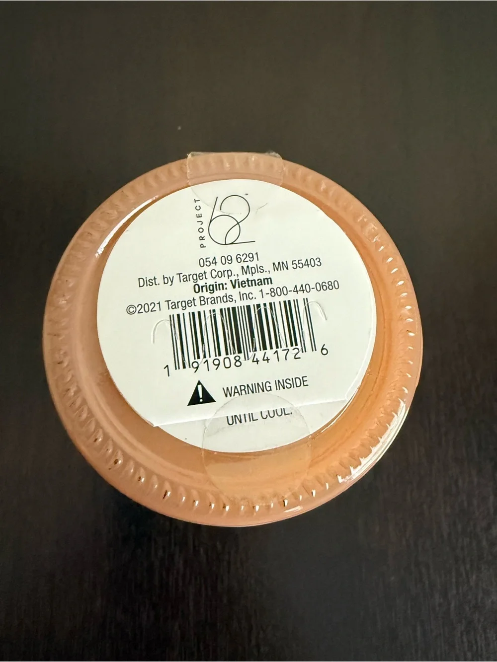 Target Jasmine + Ylang Ylang Candle - Peach Tone